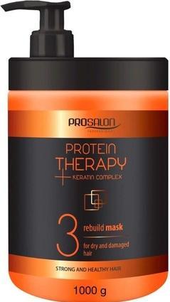 Actual product image Chantal Prosalon Protein Therapy Keratin Complex 3 Mask For Dry And Damaged Hair maska odbudowująca