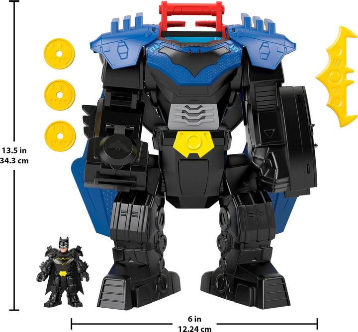 Actual product image Imaginext DC Super Friends Batman Mech