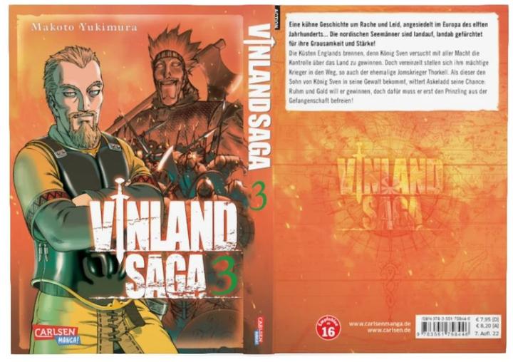 Produktbild Vinland Saga 03 (Deutsch, Makoto Yukimura, 2012)