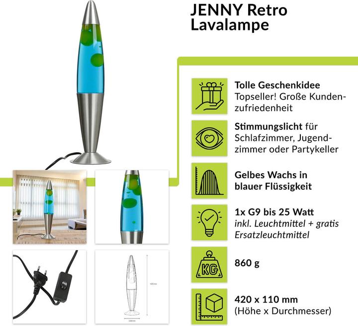 Actual product image Licht-Erlebnisse Jenny (210 lm, G9)