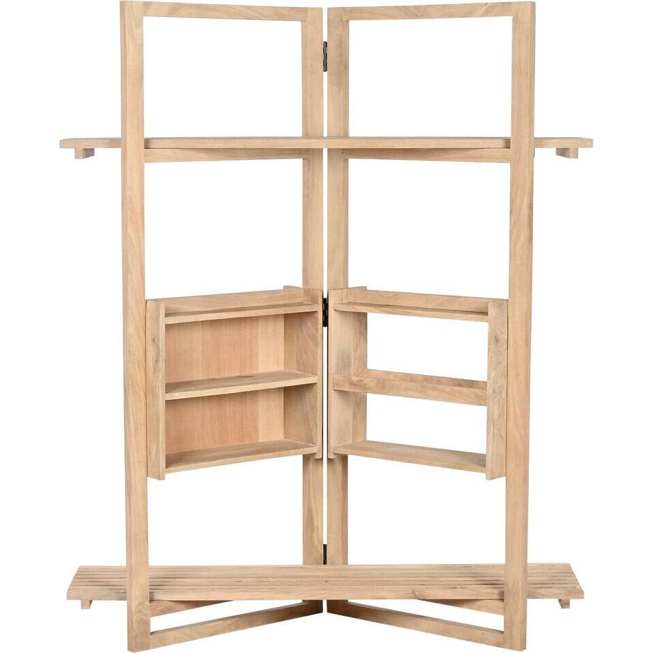 Esprit, Scaffale, Shelves Home Natural Mango wood MDF Wood 130 x 35 x 160 cm (130 x 35 x 160 cm)