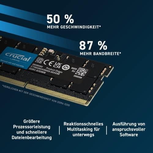 Produktbild Crucial CT2K32G48C40S5 (2 x 32GB, 4800 MHz, DDR5-RAM, SO-DIMM)