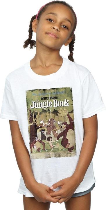 Produktbild Disney The Jungle Book Retro Poster TShirt Mädchen (152, 158)