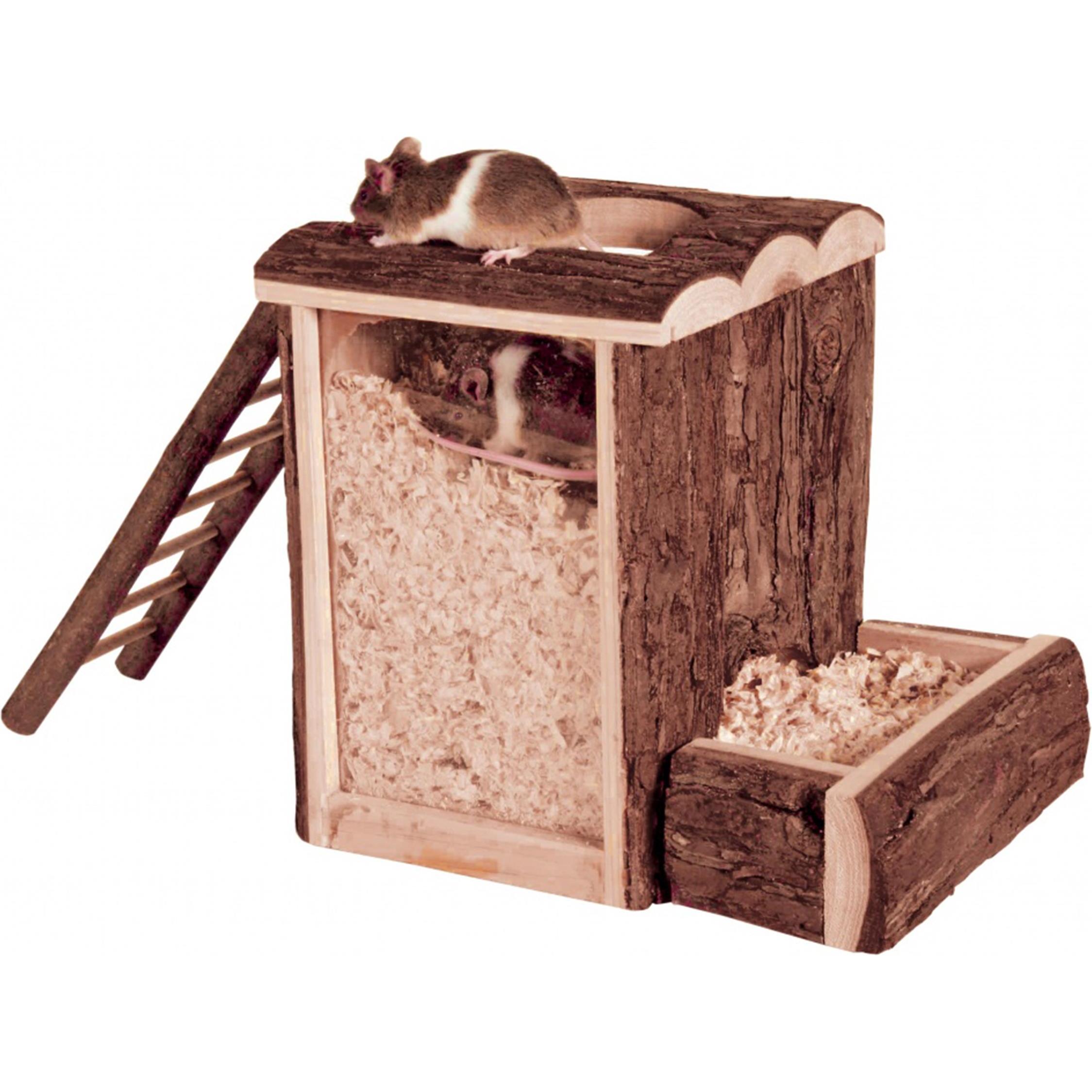 Thumbnail - Trixie Spiel- & Buddelturm für Hamster 25.5x20x24.5cm, Kleintierstalleinrichtung