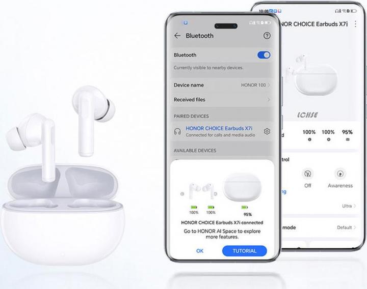 Produktbild Honor X7i (ANC, 8 h, Kabellos)