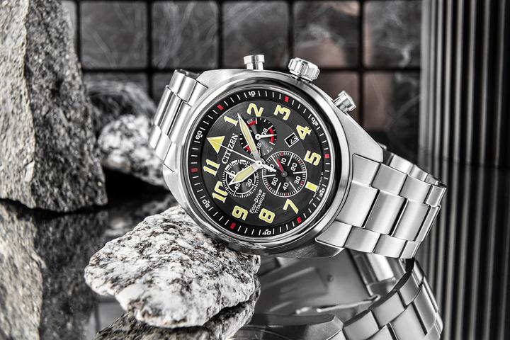 Produktbild Citizen AT2480-81E Eco-Drive Super-Titanium Chronograph 43mm (Chronograph, 42 mm)