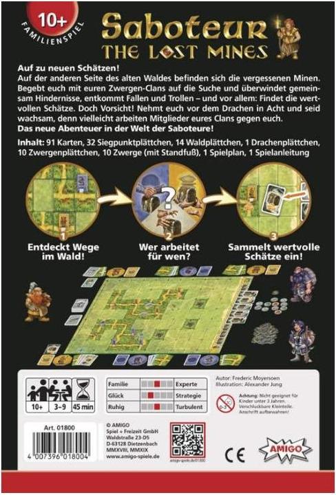 Productafbeelding Amigo Saboteur De verloren mijnen (Duits)