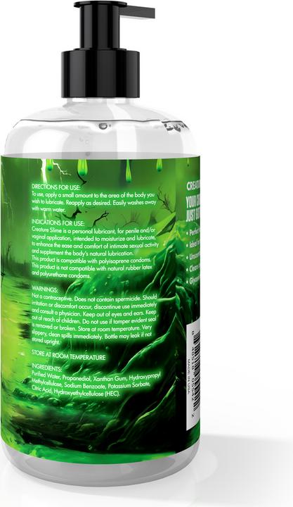 Actual product image Frisky Creature Slime - Waterbased Lubricant - 16 fl oz / 473 ml (473 ml)