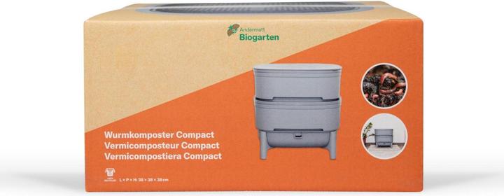 Andermatt Biogarten Wurmkomposter Compact 38x38x38cm (1 Stk) (61.25 l)