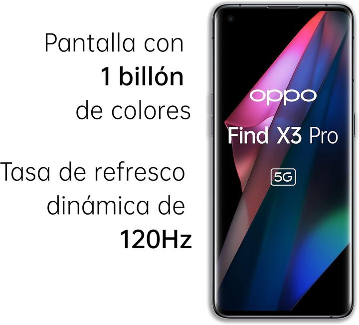 Produktbild OPPO Find X3 Pro (256 GB, Schwarz, 6.70", Dual SIM, 5G)