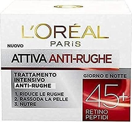 Produktbild L'Oréal Paris L'Oreal Dermo Expertise Active Vase Face Wrinkle Cream 45+ 50ml (50 ml, Nachtcreme)