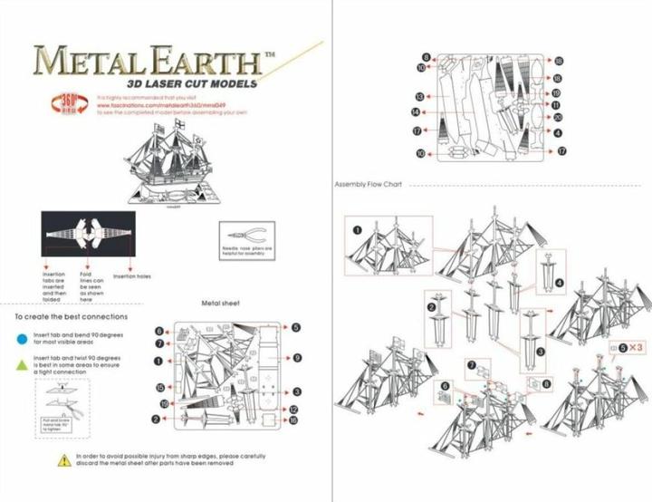 Immagine prodotto Metal Earth Cervo d'oro