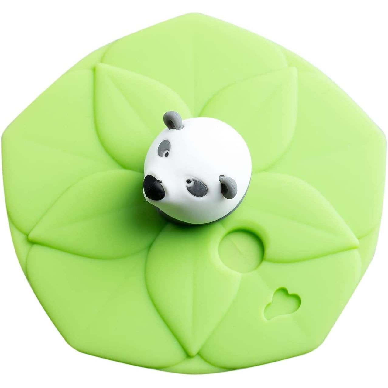 Thumbnail - Leonardo, Kindergeschirr + Kinderbesteck, Glasabdeckung Bambini Panda, 1 Stück