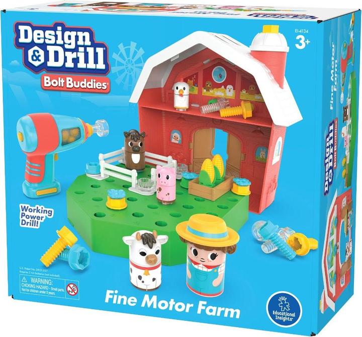 Image du produit Learning Resources Design & Drill Bauernhof-Spielzeugset (ab 3 Jahren)