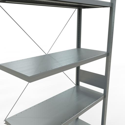 Actual product image Schulte Lagertechnik MULTIplus330 boltless bay system with cross brace