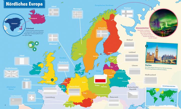 Immagine prodotto Bookii Atlante di adesivi WAS IST Bandiere del mondo.