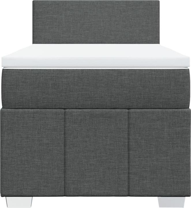 Produktbild vidaXL Bo x springbett mit Matratze 90 x 190 cm Stoff (90 x 190 cm)
