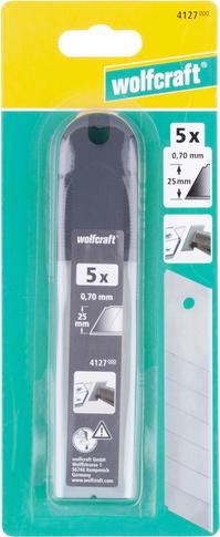 Produktbild wolfcraft 10 Abbrechklingen 0,7x25mm (Ersatzklinge)
