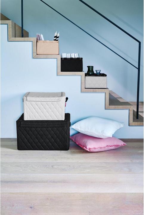Actual product image reisenthel Rhombus M storage box light grey (28 l)