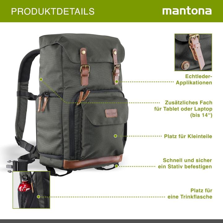 Image du produit mantona Luis (Sac à dos photo, 18.60 l)