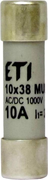 Actual product image Eti 002625403 Multimeter fuse (Ø x L) 10.30 mm x 38 mm 8 A 1000 V Contents 1 (8 A)