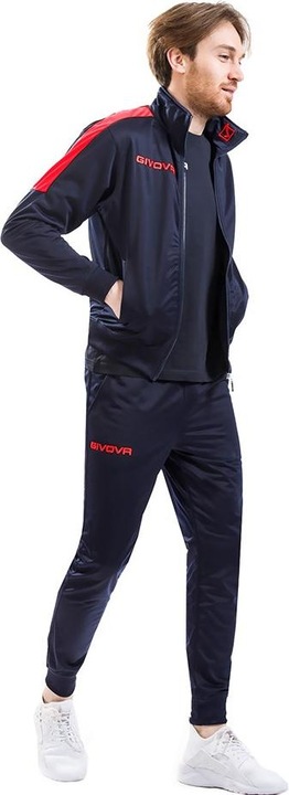 Actual product image Givova Dres Tuta Revolution granatowo-czerwony TR033 0412 2XL (XXL)
