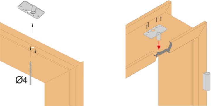 Actual product image Athmer Porti (Wooden door, Indoor)