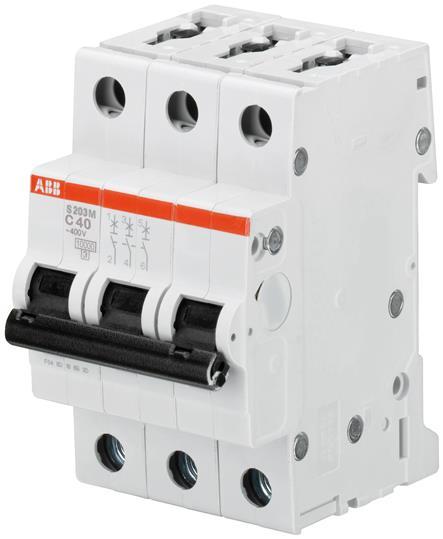 Actual product image ABB S203M-K4 Automatic circuit breaker K-Char.,10kA,4A,3P
