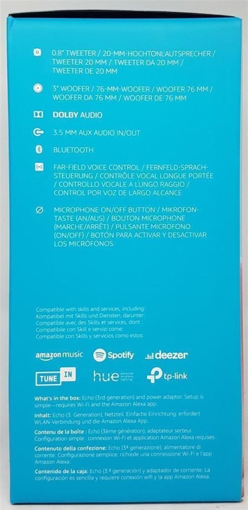 Produktbild Amazon Echo (3. Gen) (Amazon Alexa)