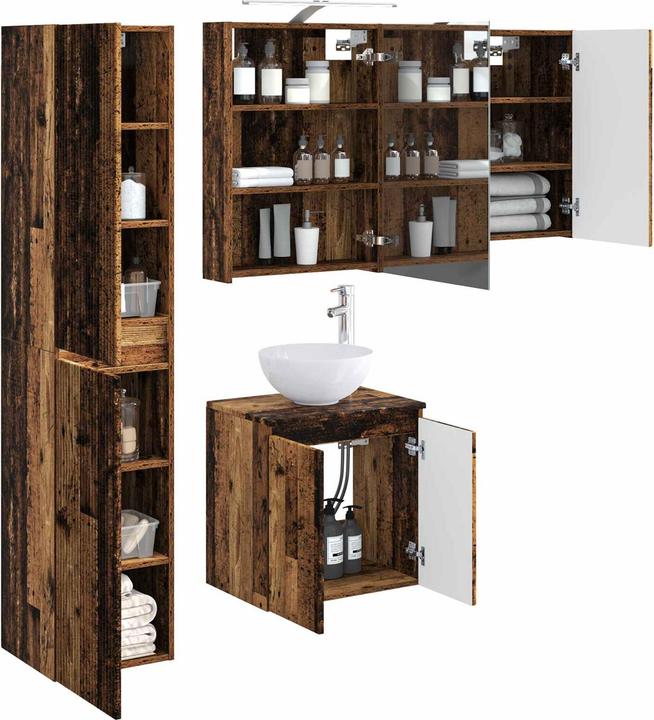 Produktbild vidaXL Badezimmerschrank-Set
