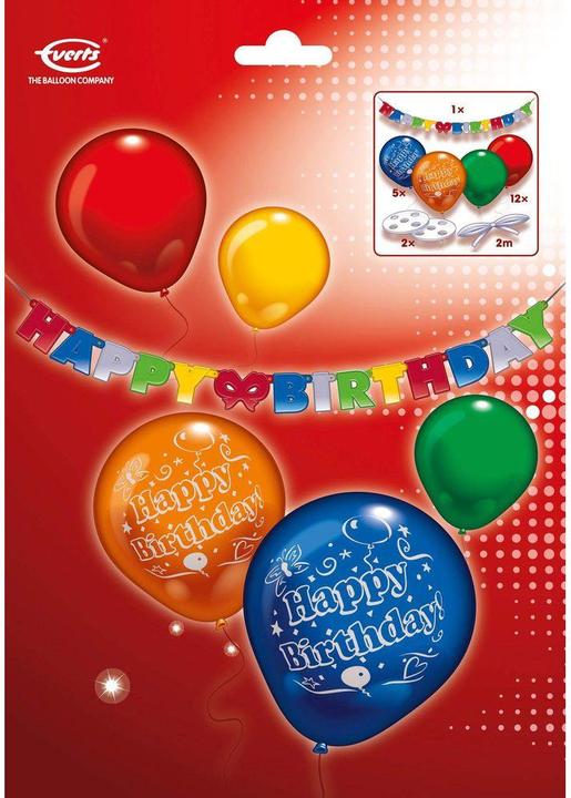 Produktbild Amscan Deko-Set Happy Birthday