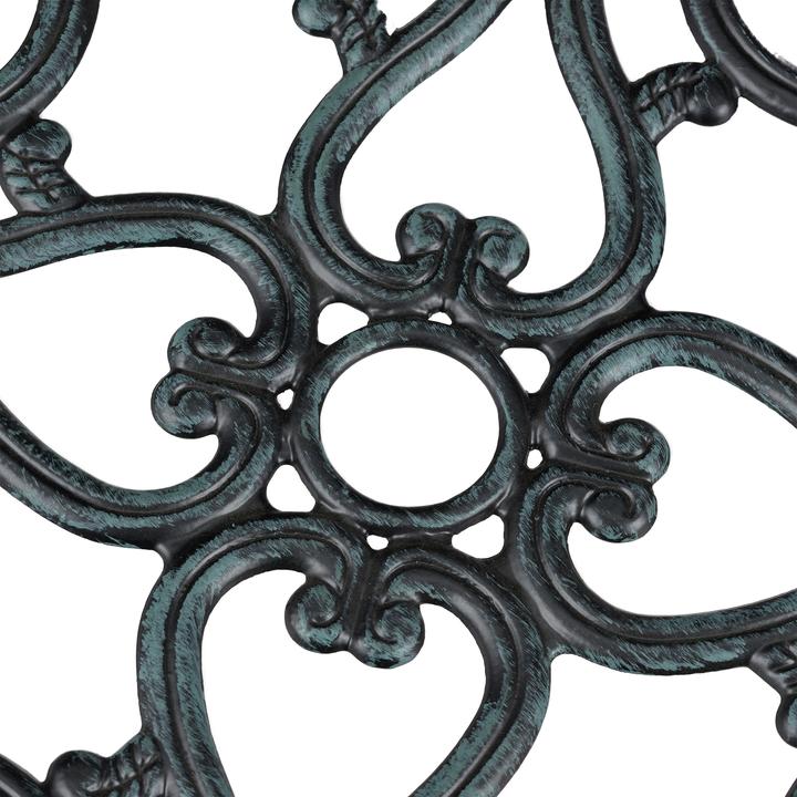 Image du produit Relaxdays Support roulant plantes rond, en métal