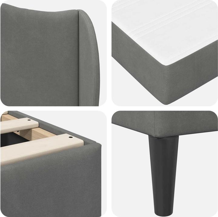 Produktbild vidaXL Modernes Bett (180 x 200 cm)