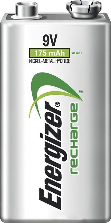 Actual product image Energizer Recharge Power Plus (1 pcs., 9V Block, 175 mAh)