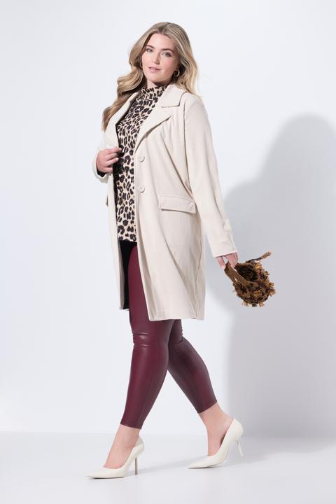 Produktbild Miamoda Cord-Longblazer, Futter mit Leodruck (50)