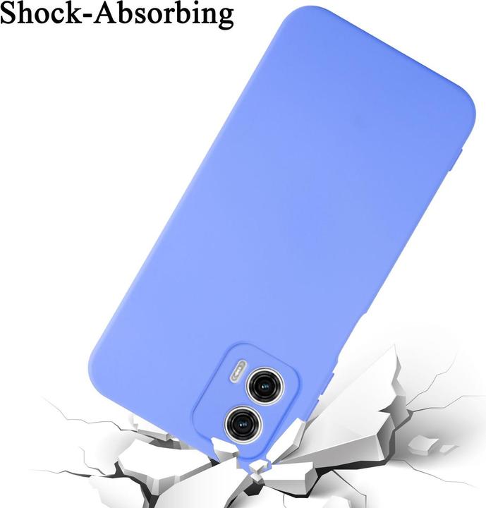 Actual product image Cadorabo Case for Motorola Moto G73 TPU in liquid protection silicone design (Motorola Moto G73)