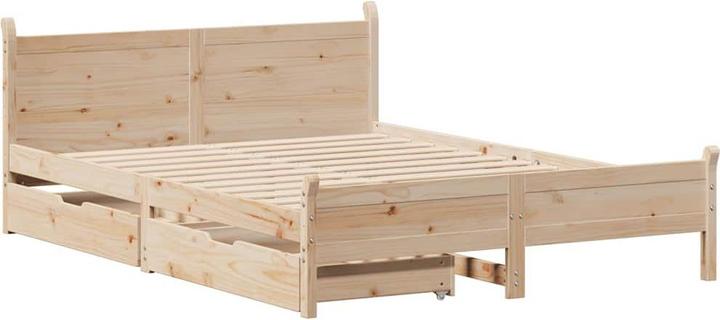 Actual product image vidaXL Bed without mattress (120 x 200 cm)