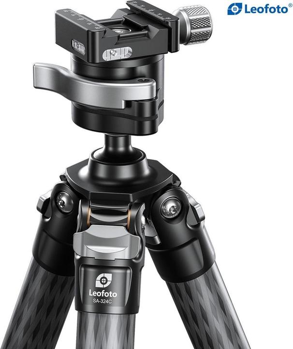 Immagine prodotto Leofoto SA-324C+MA-40 CNC Tripod Hard Anodize (2006206240) (Metallo)