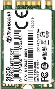 Immagine prodotto Transcend MTE352T 512GB SSD M.2 PCIe NVMe interno 2230 PCIe NVMe 3.0 x2 Retail TS512GMTE352T (512 GB, M.2 2230)