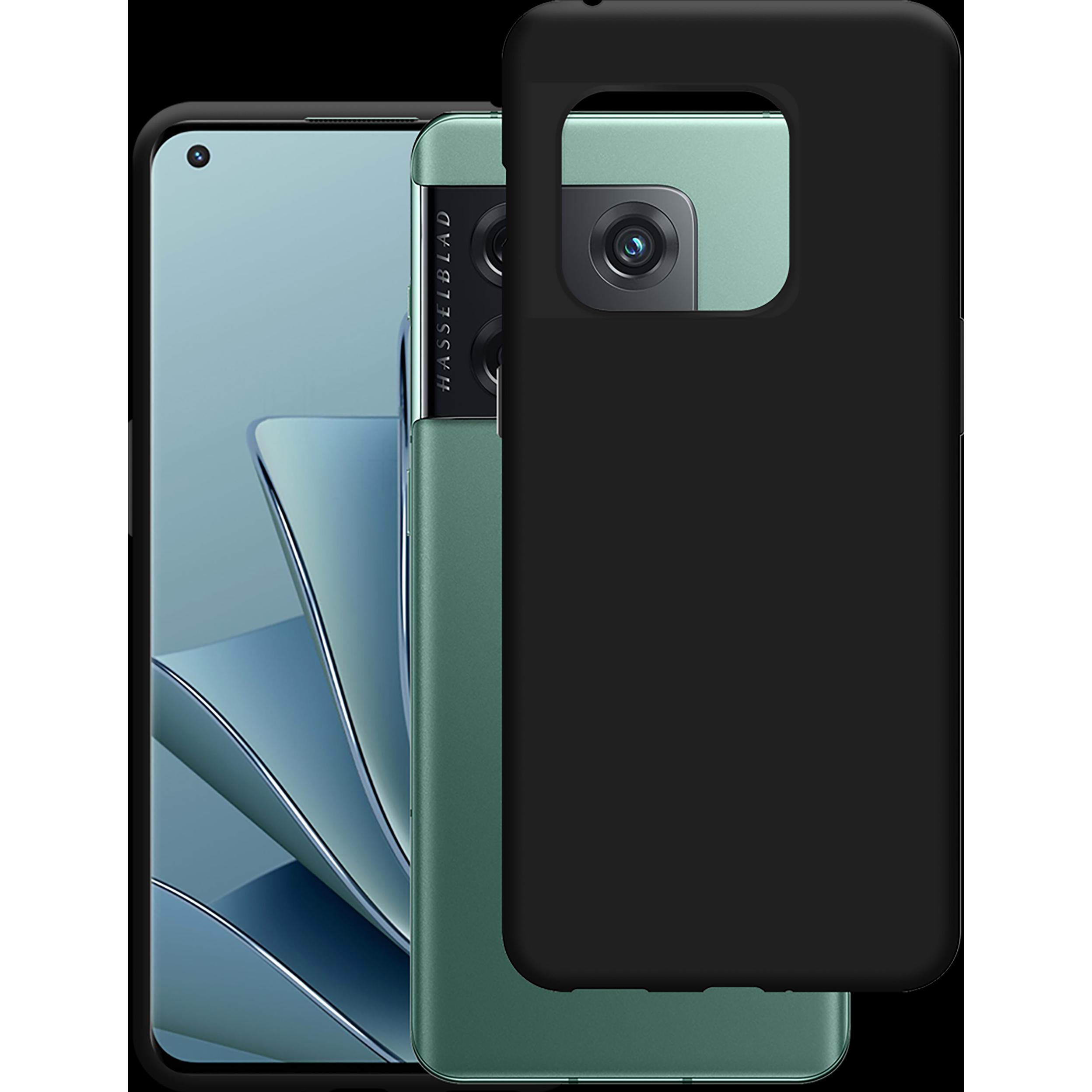 Cazy Silikon Hülle Kompatibel mit OnePlus 10 Pro - Soft TPU Schutz - (OnePlus 10 Pro), Smartphone Hülle, Schwarz