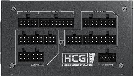 Actual product image Antec Power supply HCG 850 PRO P EC ATX3.1 Modular 80+ Platinum retail (850 W)