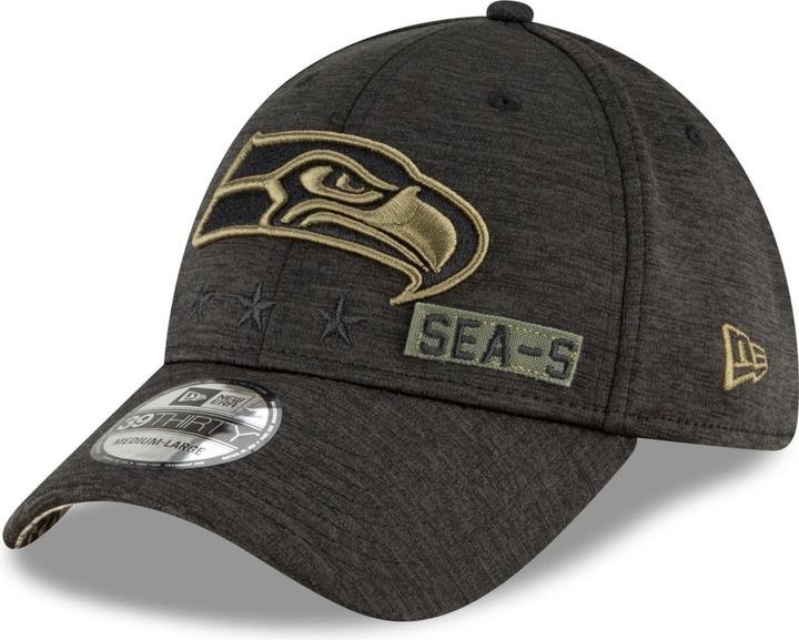 Image du produit New Era NFL Seattle Seahawks 39Thirty Salute to Service Cap (M, L)