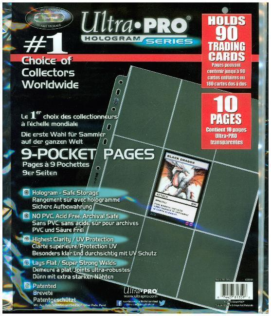 Actual product image Ultra Pro Folder pages