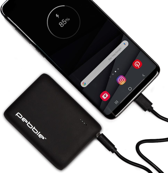 Produktbild veho Pebble PZ10 - Schwarz - Universal - Rechteck - Lithium Polymer (LiPo) - 10000 mA (10000 mAh, 5 W, 37 Wh)
