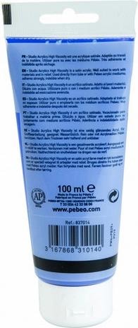 Actual product image Pebeo Studio Acrylics Fine Acrylic (Cobalt blue imitation, 100 ml)