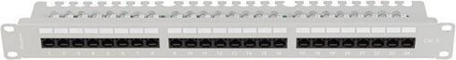 Produktbild Lanberg Patch Panel 24 Port 1u 19 Kat.6 Utp Z Organizerem Kablowym Szary