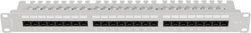 Actual product image Lanberg Patch Panel 24 Port 1u 19 Kat.6 Utp Z Organizerem Kablowym Szary