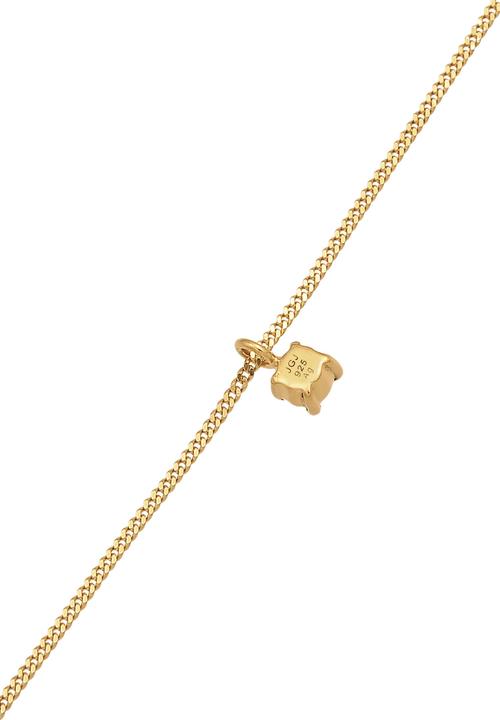 Immagine prodotto Elli Collana Choker Smeraldo Sintetico Argento 925 Placcato Oro (Argento 925, 36 cm)