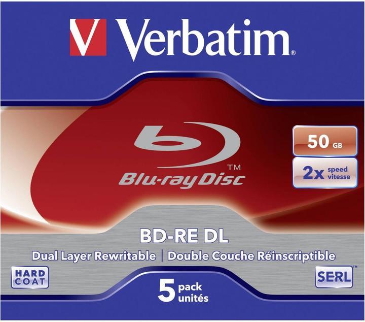 Actual product image Verbatim jewel pack (5 x)