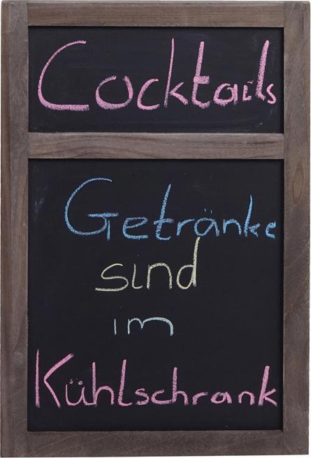 Immagine prodotto Mendler Lavagna pubblicitaria HWC-C51, lavagna a muro con gesso, 55x34x2cm, legno shabby-look vintage - (55 x 34 x 2 cm)